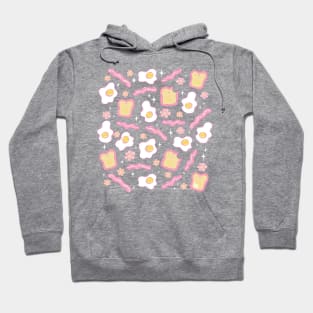 Kawaii Breakfast Pattern Hoodie